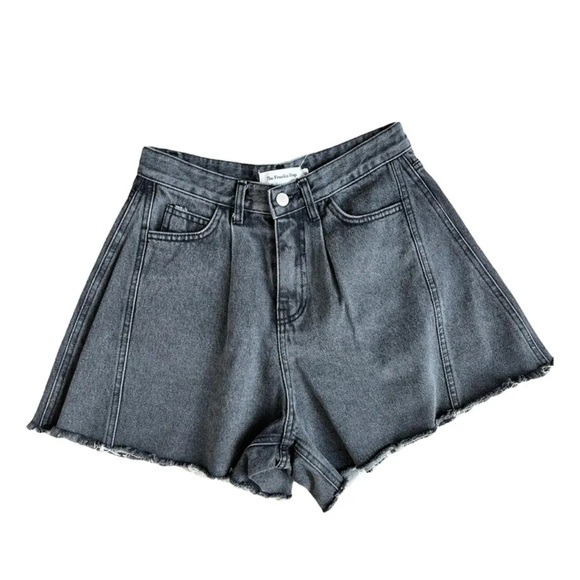 The Frankie Shop Pants - The Frankie Shop High Waist Gray Shorts